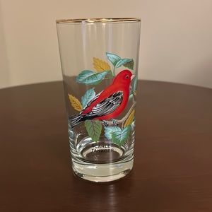 West Virginia Glass American Songbird Scarlet Tanger